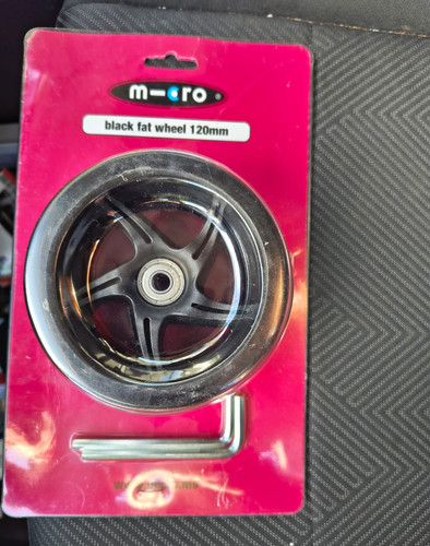 Micro black fat wheel - fat,