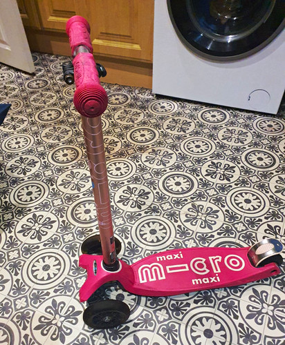 Micro maxi pink wheel kids - maxi, 3-wheel