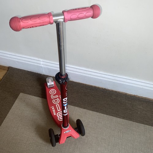 Maxi micro red scooter - maxi, led