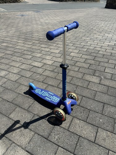 Blue mini micro deluxe wheel - mini, 3-wheel
