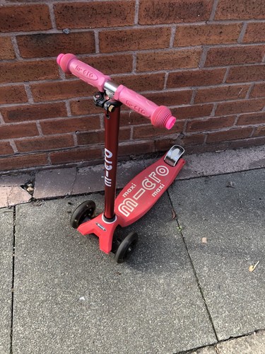 Micro maxi deluxe scooter - deluxe, red