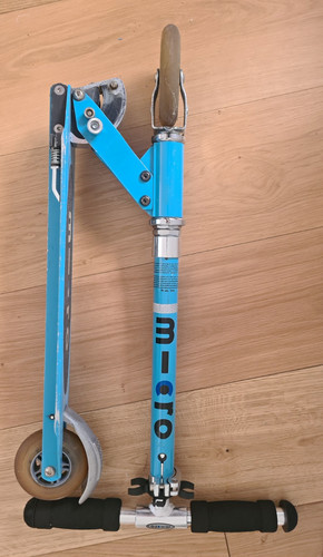 Micro sprite folding blue push - blue,