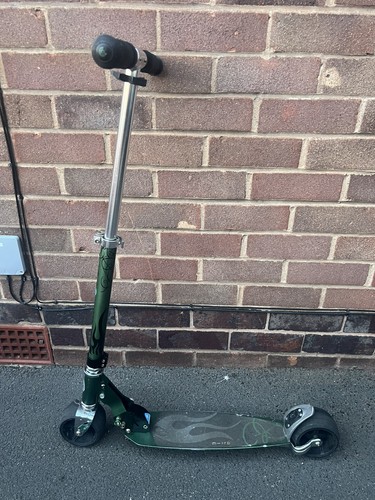 Micro scooter rocket - rocket, green