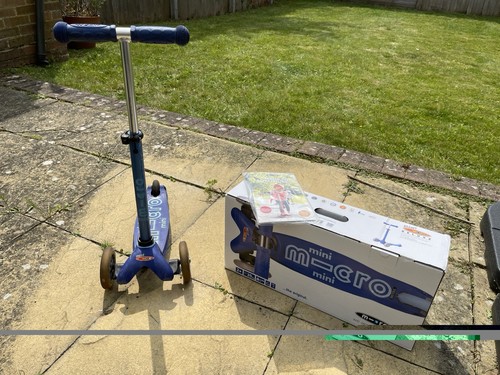 Micro mini deluxe scooter blue - deluxe,